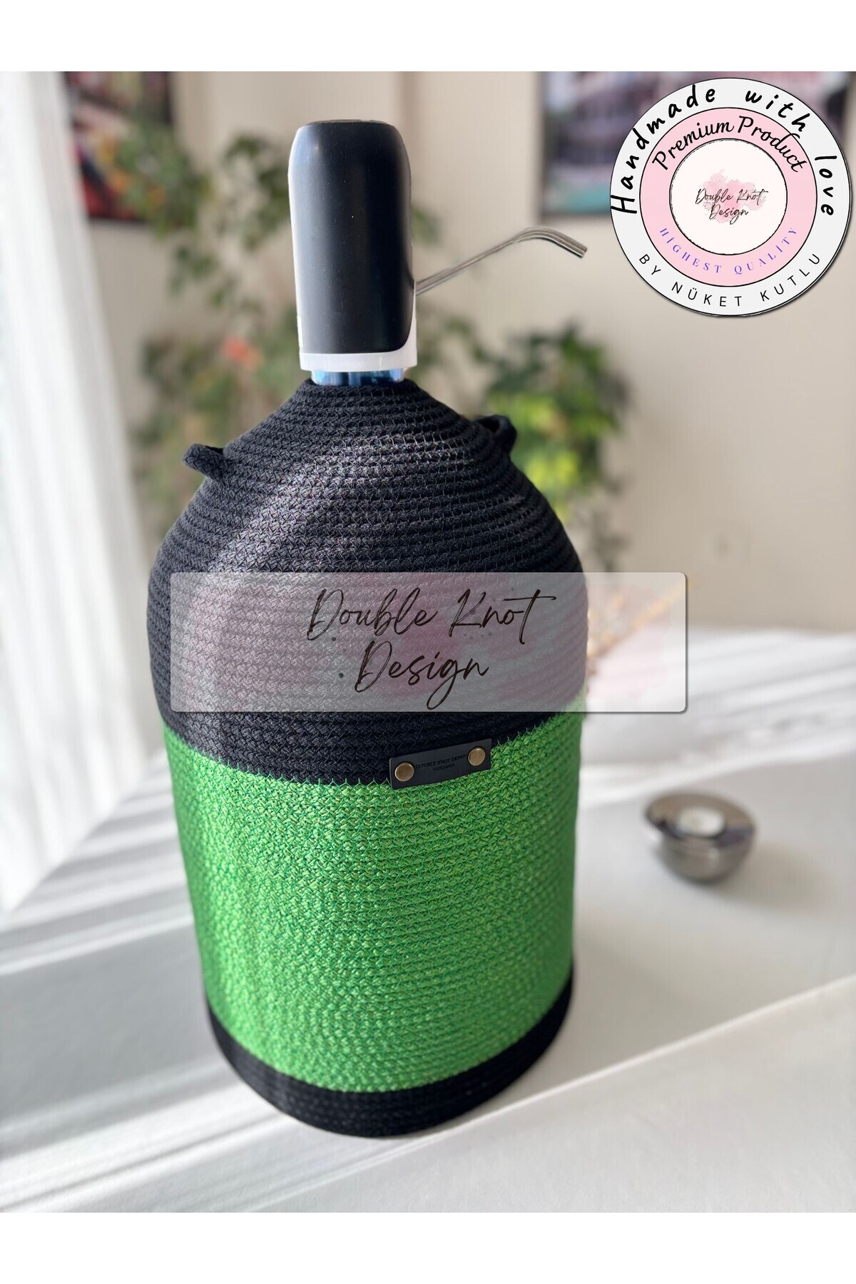 Carboy Pouch Decorative Basket - Organizer / Gift Wicker Jute Tress
