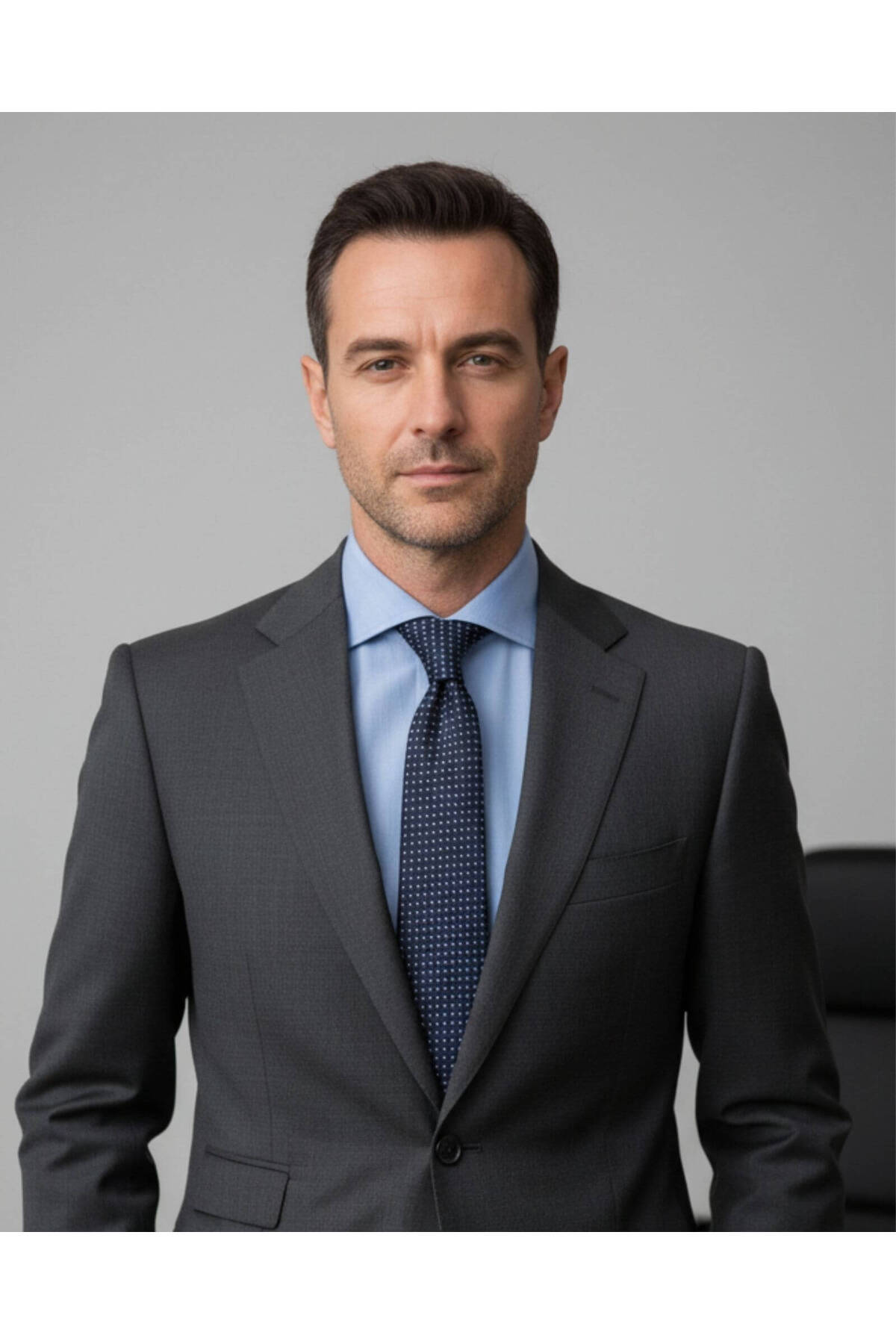  کراوات سرمه‌ای طرح‌دار مینیمال با عرض ۸ سانتی‌متر