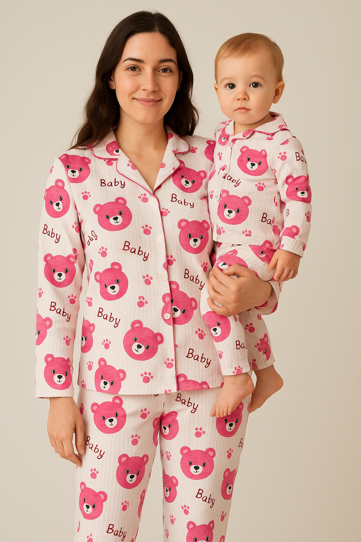 anne dokunuşu gibi KUZUM BEBE Yeşil Ayıcıklı Organik Yenidoğan Fitilli Kumaş Erkek Ve Kız Bebek 2’li Hastane Çıkışı Pamuk Takım fotoğrafı 3 (önizleme)