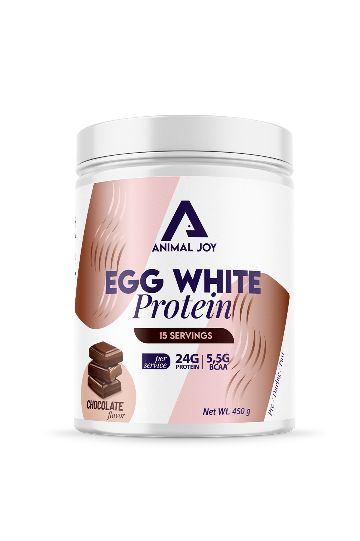 Animal Joy Egg White Protein Tozu Çikolata Aromalı 450 gr