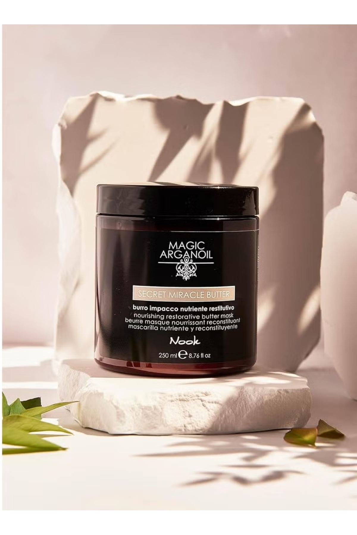 Nook Magic Arganoil Sülfatsız Onarıcı, Kuru ve Yıpranmış Saçlar İçin Vegan Saç Maskesi 250ml — 1027881_000