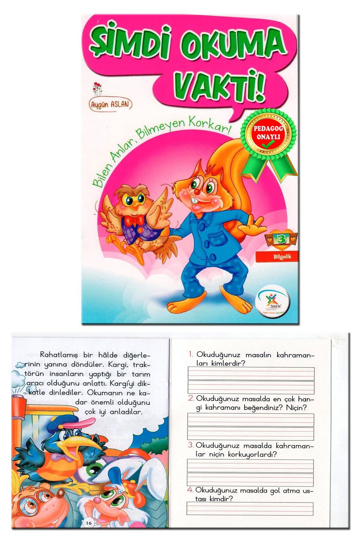 Kaliteli Eğitim Yayınları 1. Sınıf Tavsiyeli Ilk Okuma Hikaye Kitabı Seti 5 Renk Key Yuva 30 Kitap fotoğrafı 2 (önizleme)