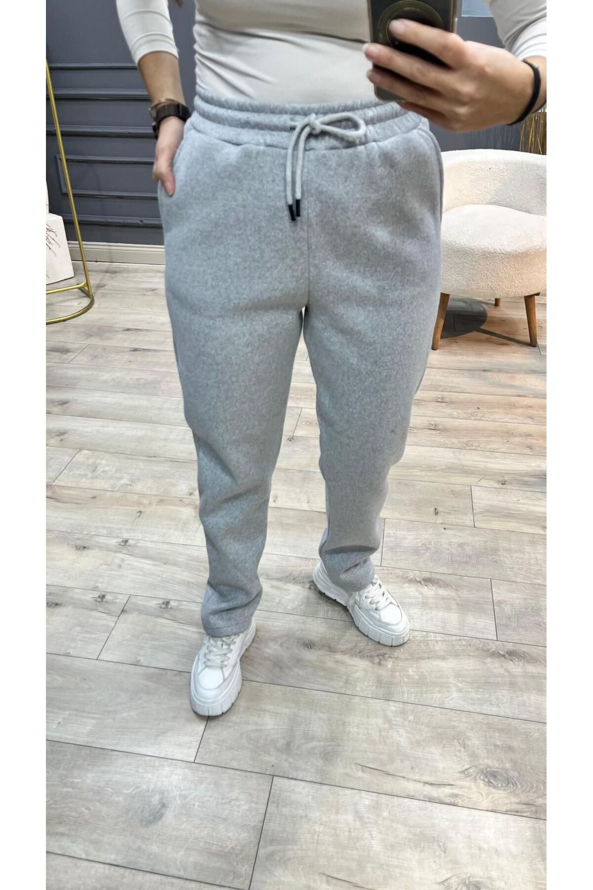 KILIÇ MODA GRİ EŞOFMAN ALTI görsel 3
