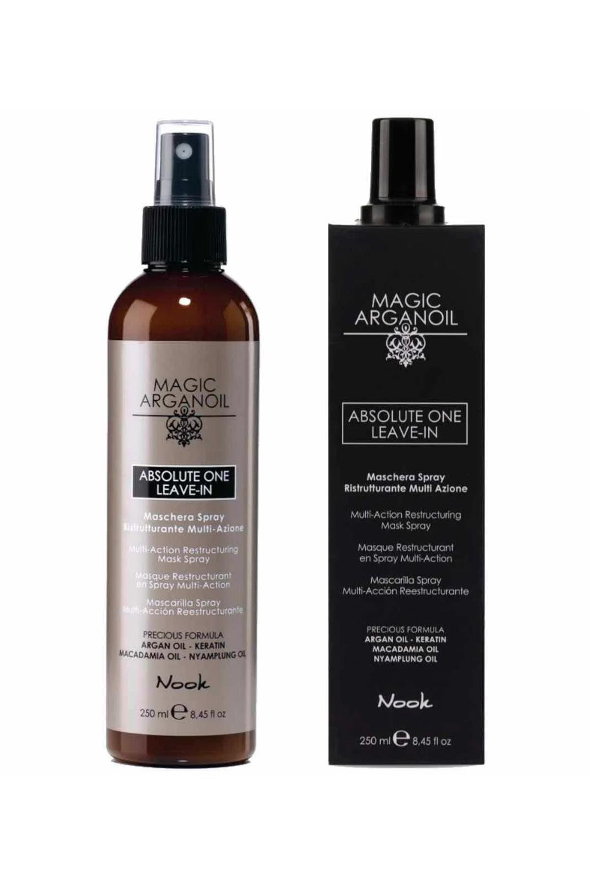 Nook Magic Arganoil Onarıcı Parlaklık Ve Isı Korumalı Keratin Argan Saç Bakım Spreyi 250ml — MXSTY-65347