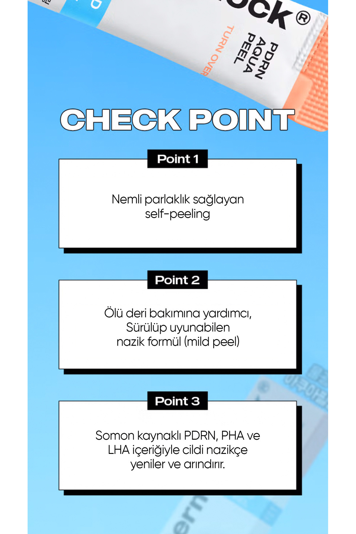 ژل لایه بردار تجدید کننده DNA ماهی سالمون PDRN، PDRN Aqua Peel X6 عددی — 8809694627805 — تصویر 4 از 8