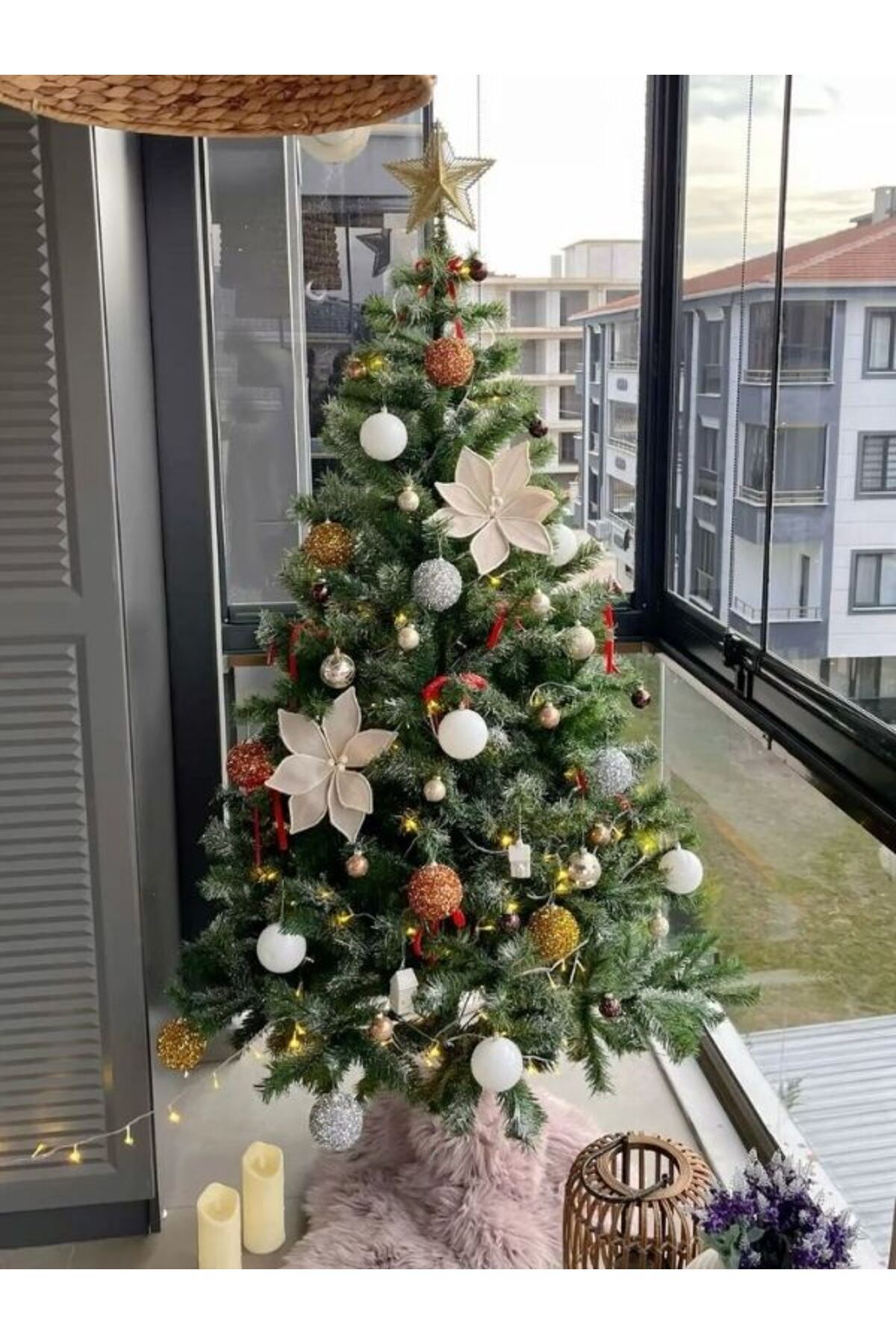 Caelia Yılbaşı Çam ağacı 150 cm gür dallı lüx çam ağacı