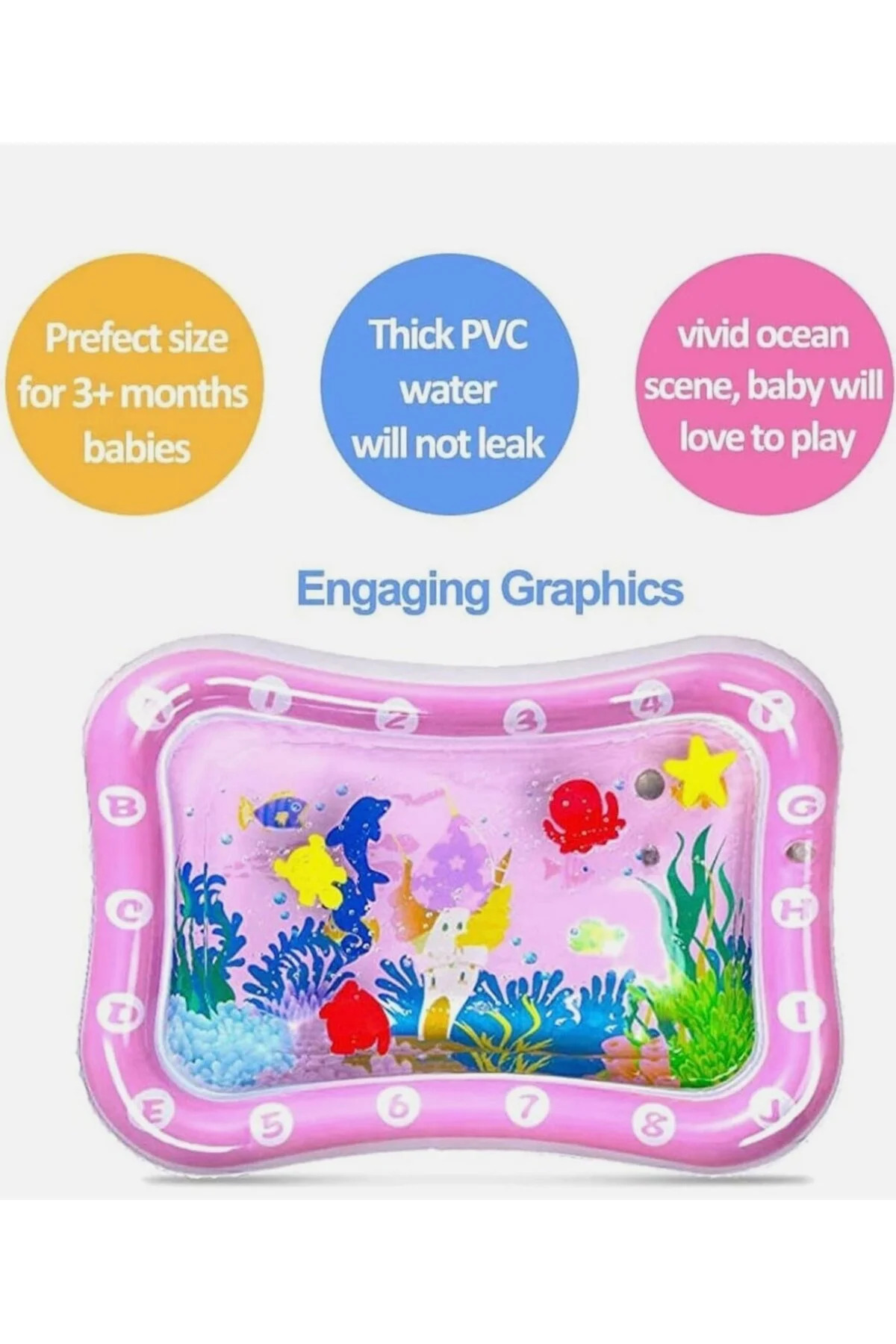 TİVENS çocuklar için oyun su matı