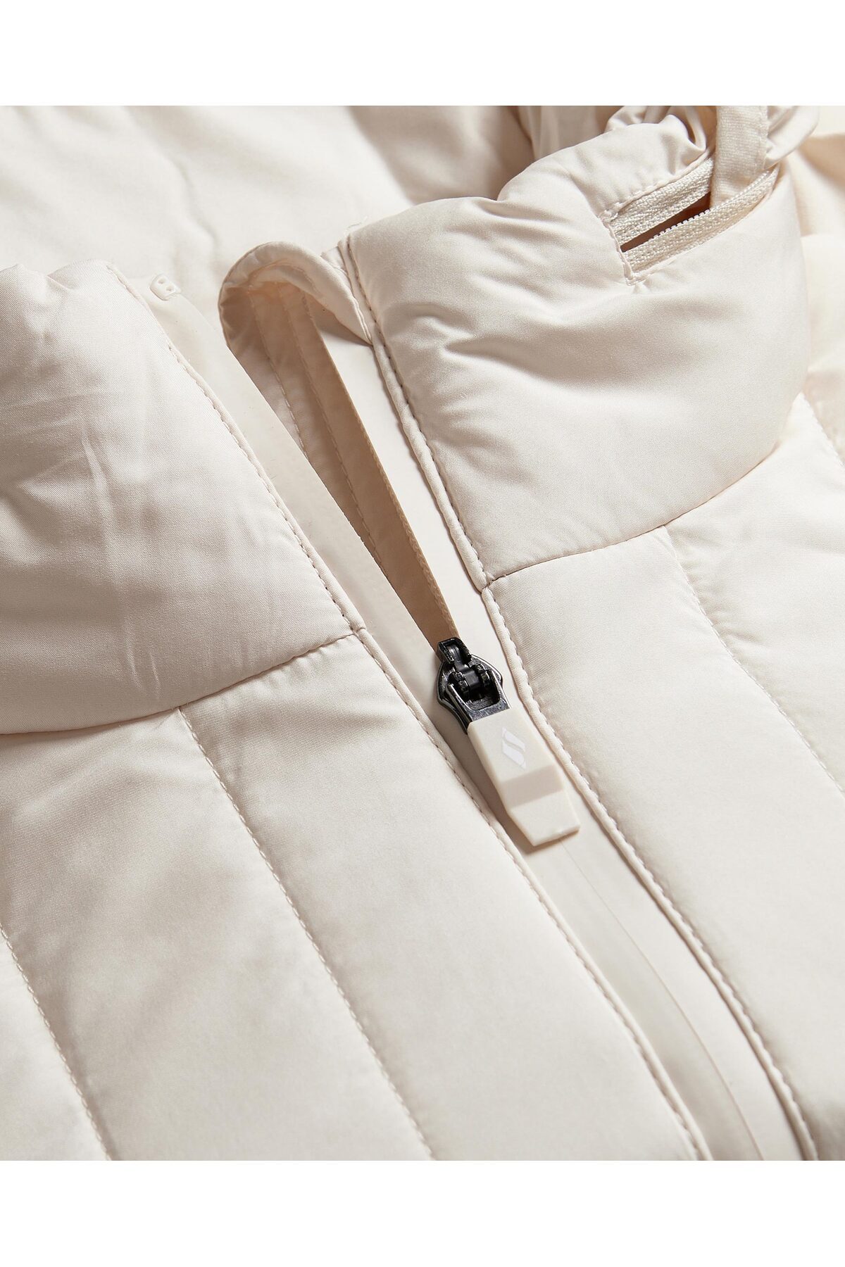 Skechers  W Padded Jacket Kadın Ecru Mont S242063-1983 - Görsel 3