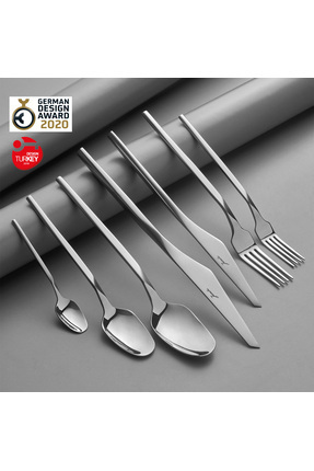 Jumbo 5100 Quartz 84 Parça 12 Kişilik Çatal Kaşık Bıçak Seti