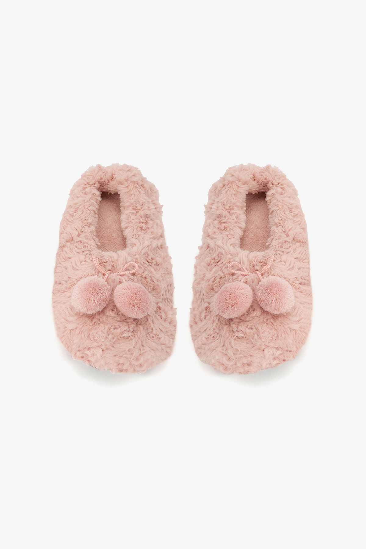 Penti Pembe Cozy Ponponlu Ev Patiği