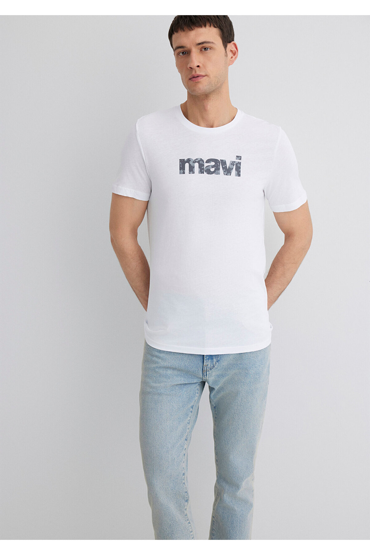تی شرت مردانه راسته آستین استاندارد | ماوی Mavi 611039 - تصویر 2