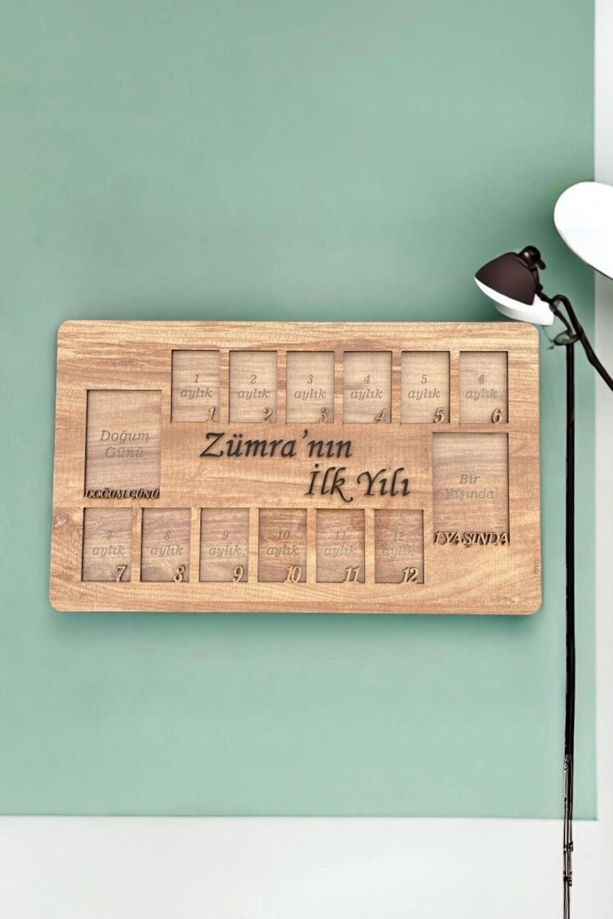 kalıcı anlar Bebekler İçin Özel Ahşap Doğum Albümü fotoğrafı 5 (önizleme)