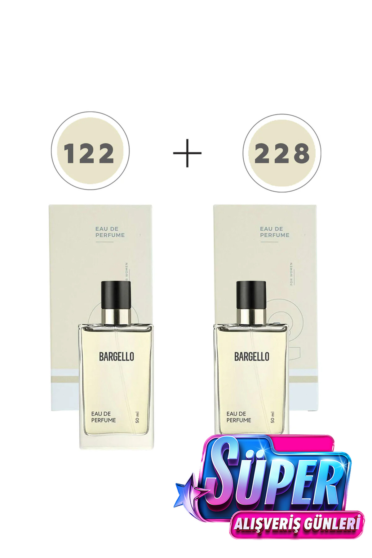 Bargello Kadın Parfüm Seti 122 Oriental 228 Oriental 50 ml Edp
