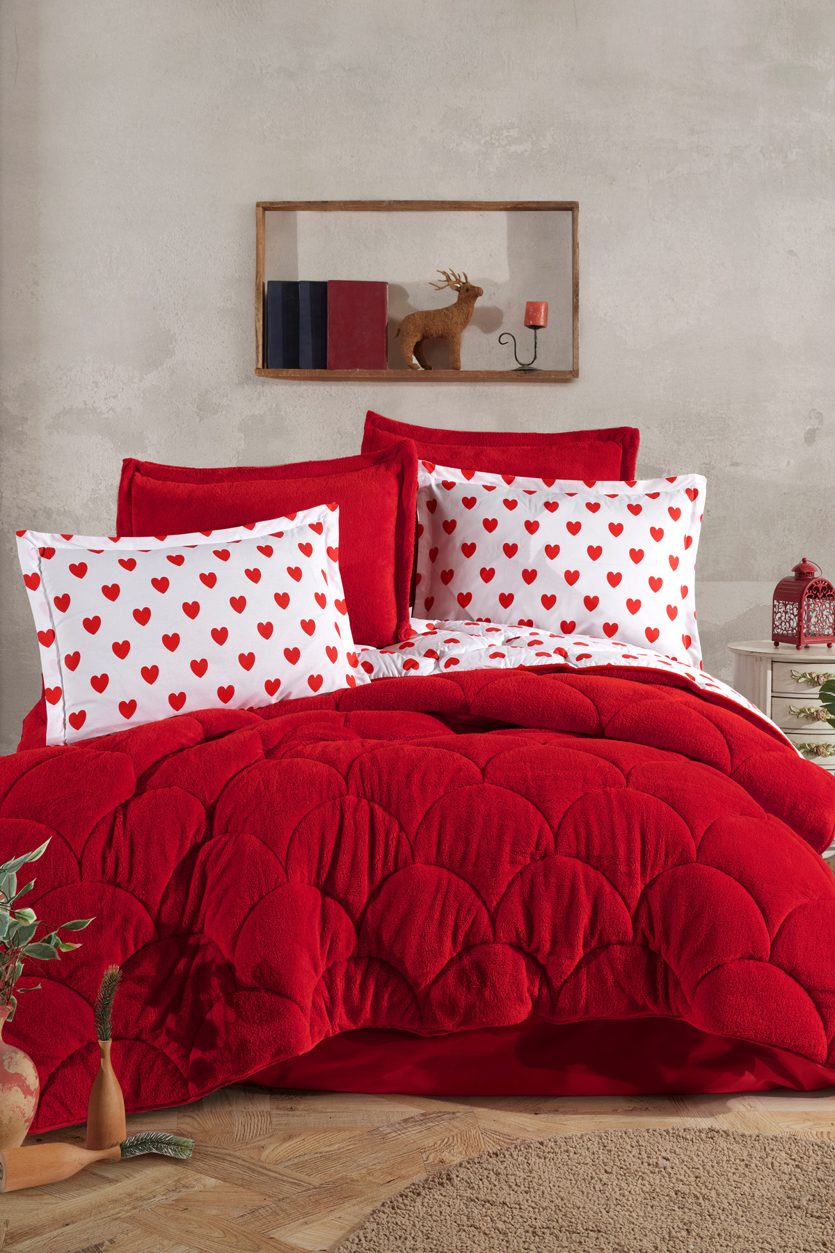 Nordqueen Wellsoft Çift Kişilik Uyku Seti Çift Taraflı