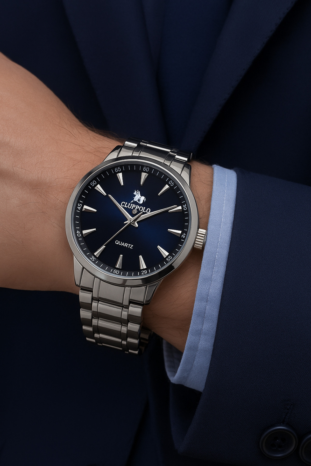 S.POLO Marka Orijinal Erkek Kol Saati Bileklik Hediyeli