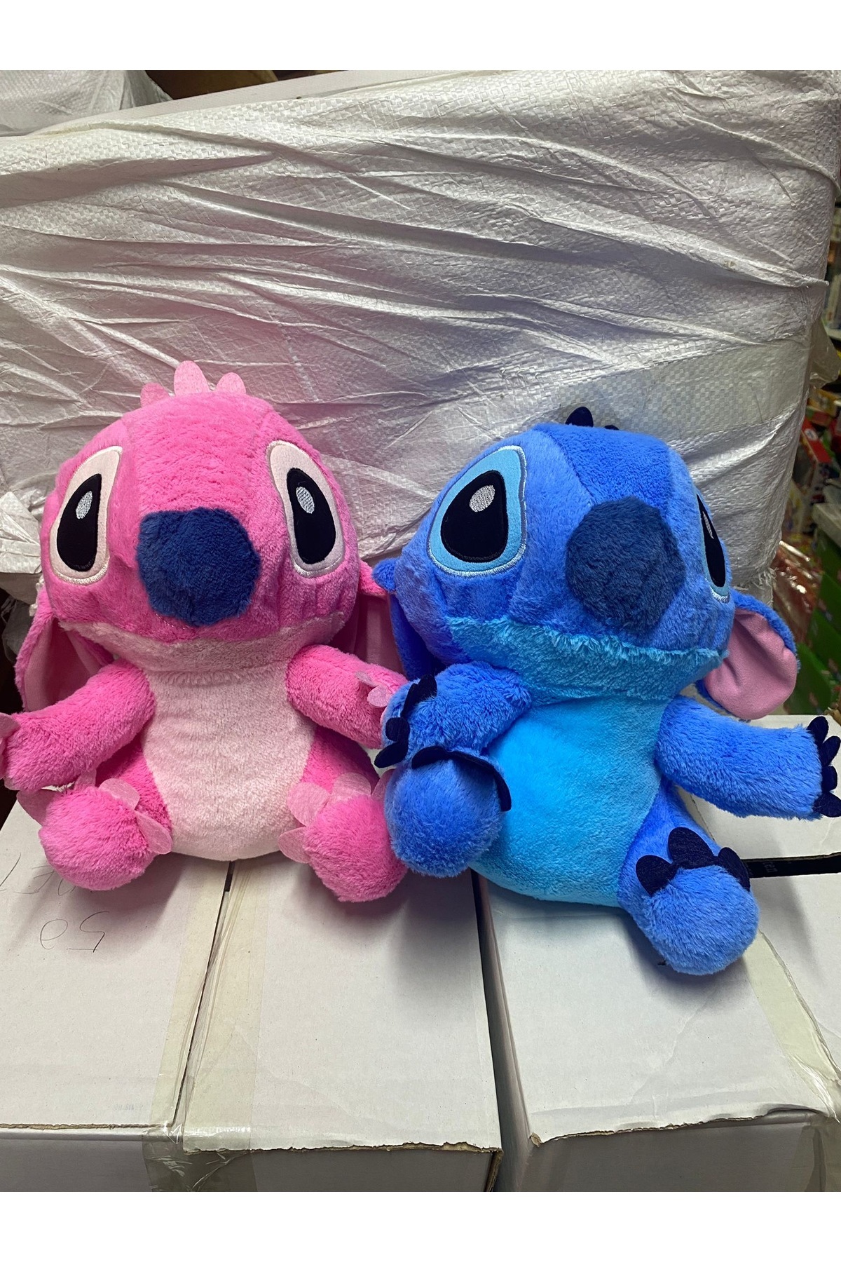 Store Lilo Stitch Peluş Uyku Arkadaşı Peluş Uyku Oyuncağı 25 Cm pembe labubu