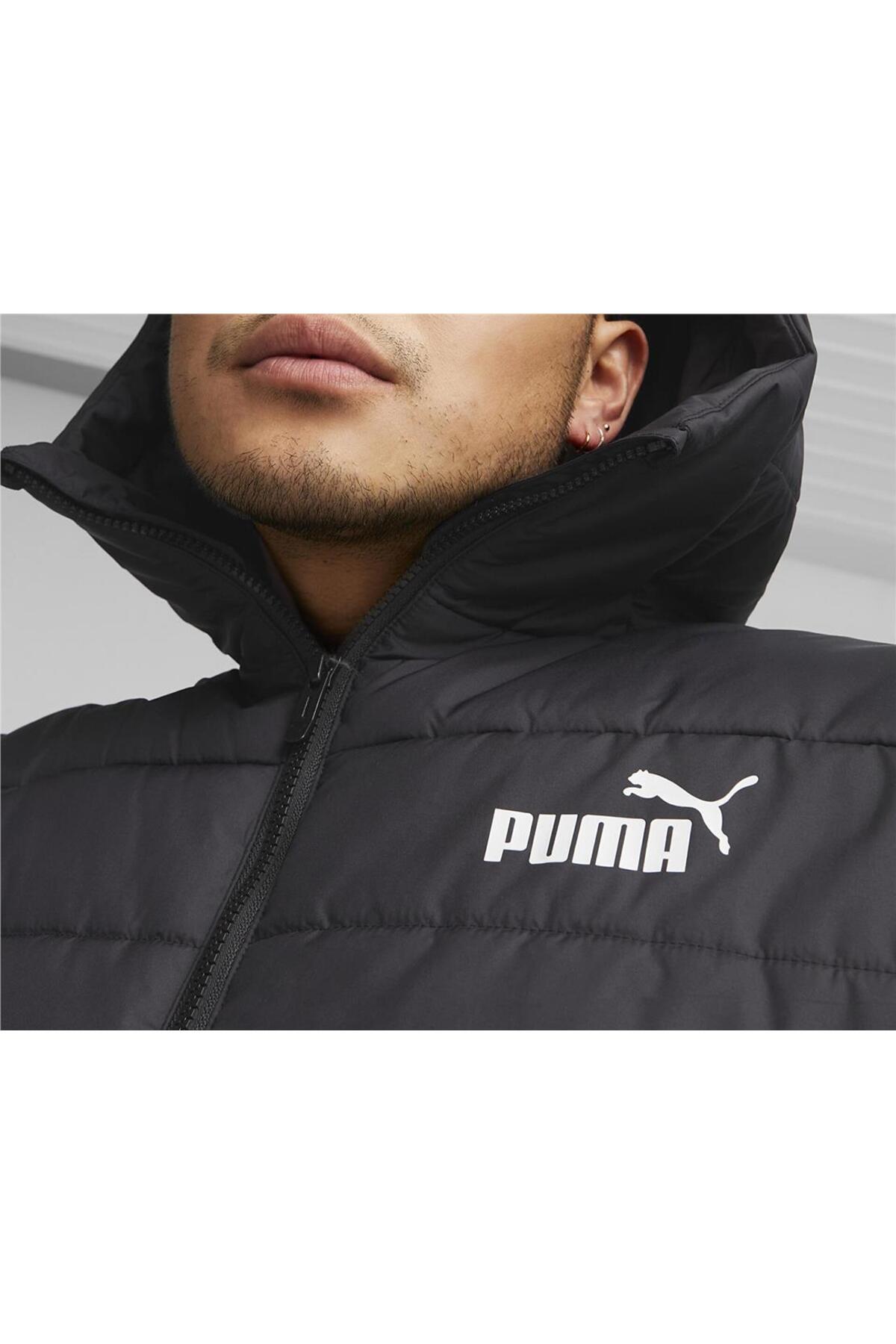 کاپشن مردانه راسته آستین استاندارد | پوما Puma 84893801-SİYAH - تصویر 4