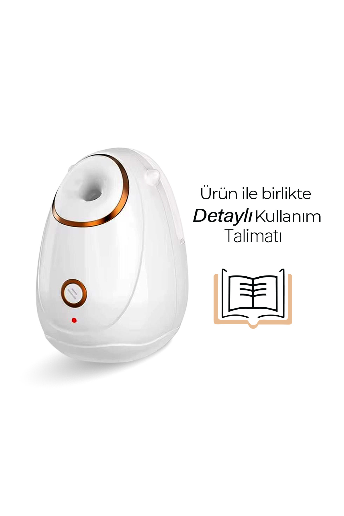 Yüz Buhar Cihazı – Nano İyonik Buhar Teknolojisiyle Derin Gözenek Temizliği ve Parlak Cilt — سفید BUHAR — تصویر 6 از 6