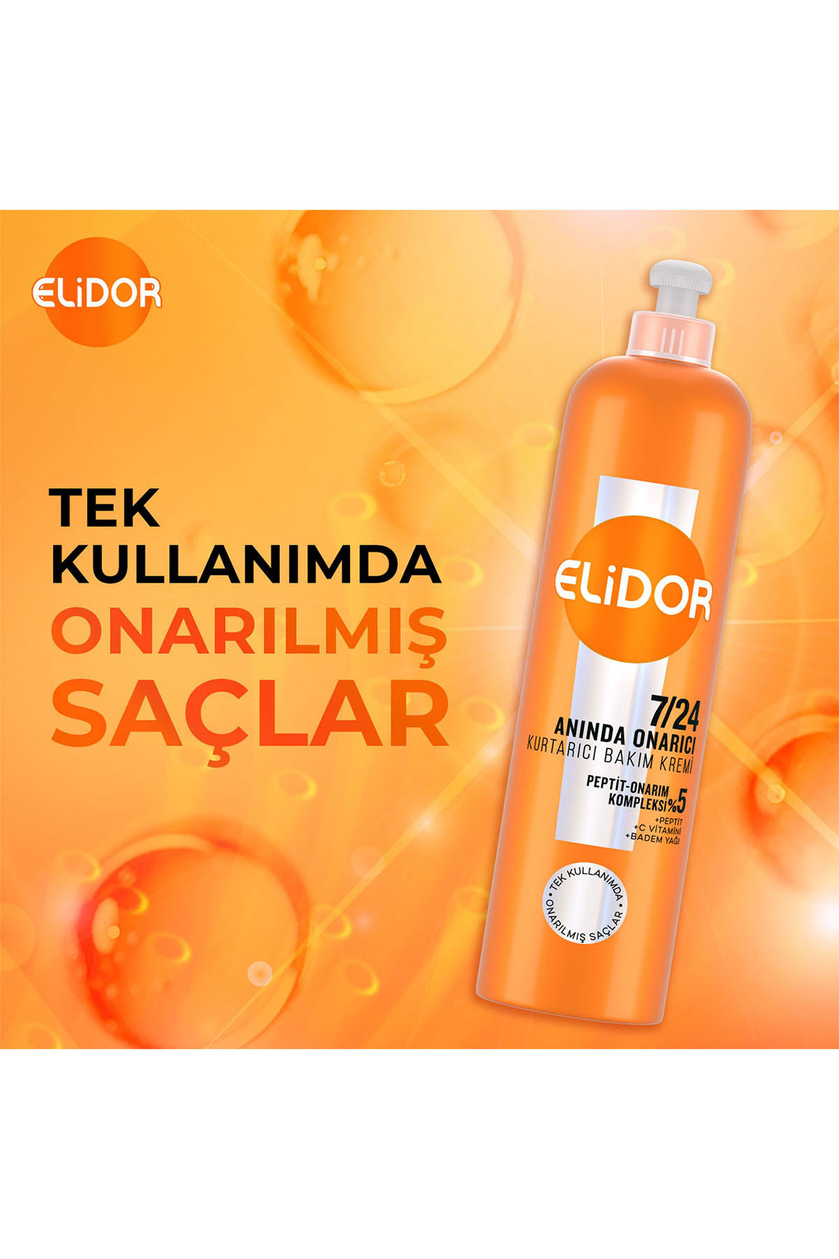 7/24 Şekillendirici Saç Bakım Kremi Anında Onarıcı Yıpranmış Saçlar 240 ml — SET.UNİ.7214 — تصویر 4 از 9