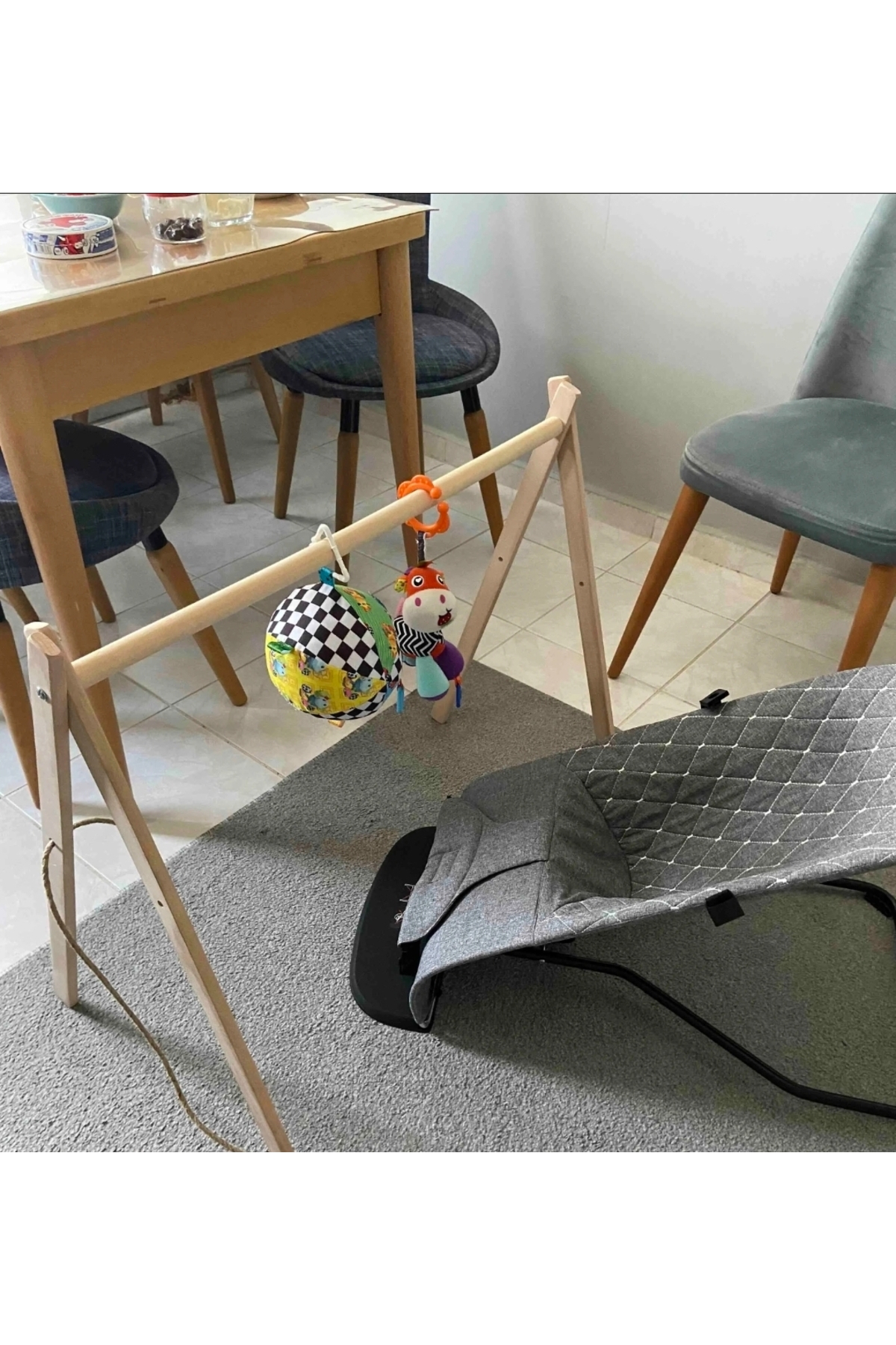 MrtAhşap Montessori Ahşap Bebek Egzersiz Aleti Geniş Model fotoğrafı 3 (önizleme)