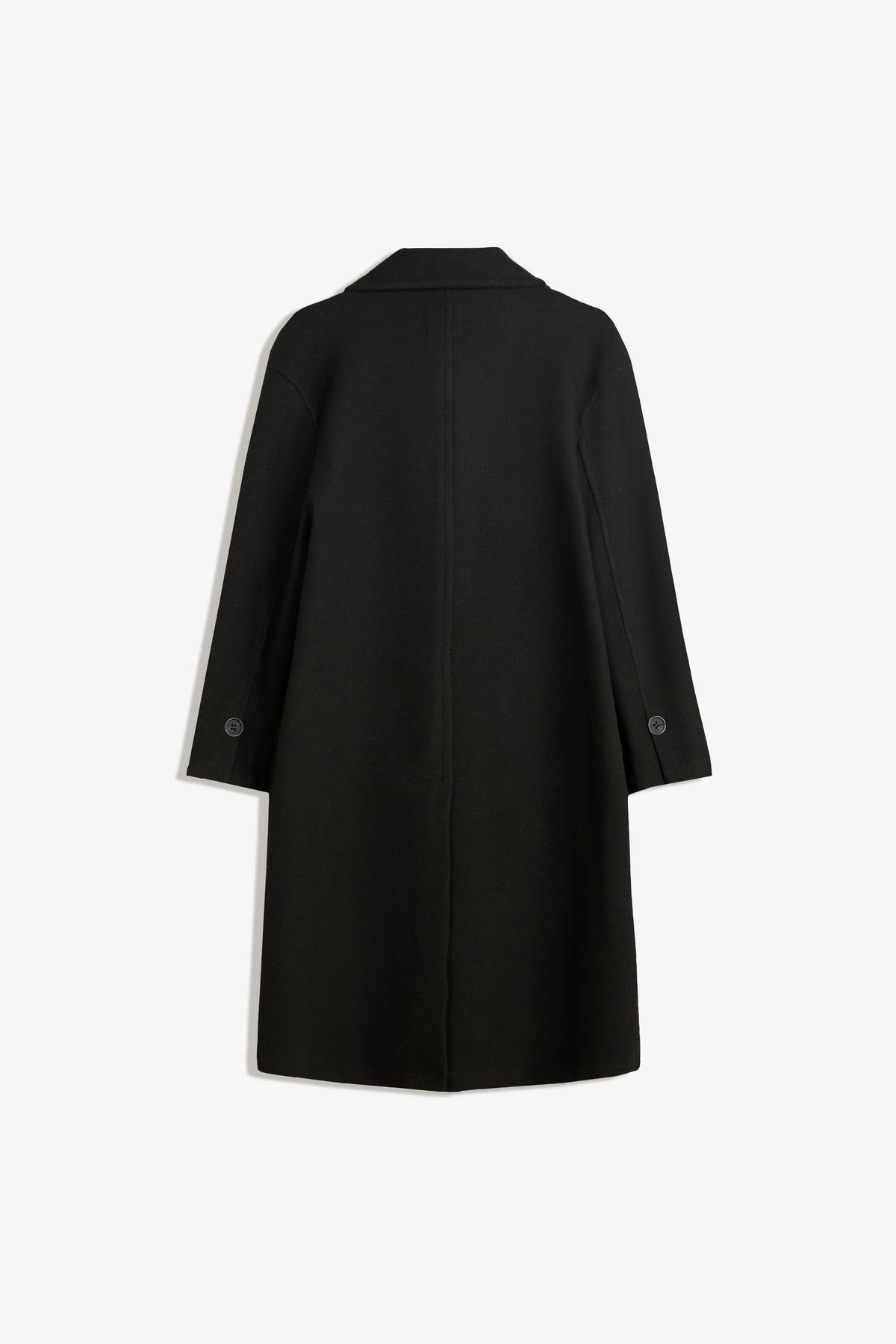 Bershka  Yumuşak dokulu uzun palto - Görsel 5