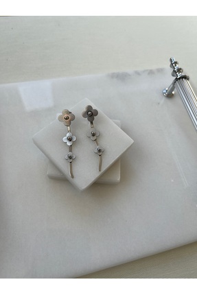 OLEATAKI Sallantılı Çiçek Küpe