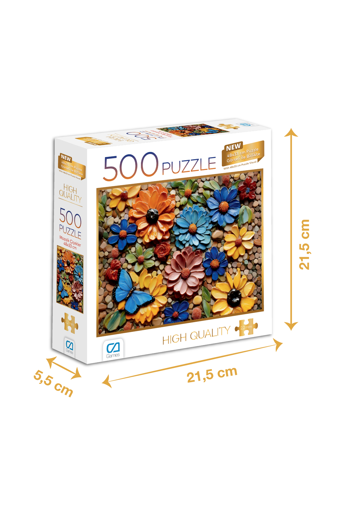 CA Games MOZAİK ÇİÇEKLER PUZZLE 500 PARÇA - Fiyatı, Yorumları