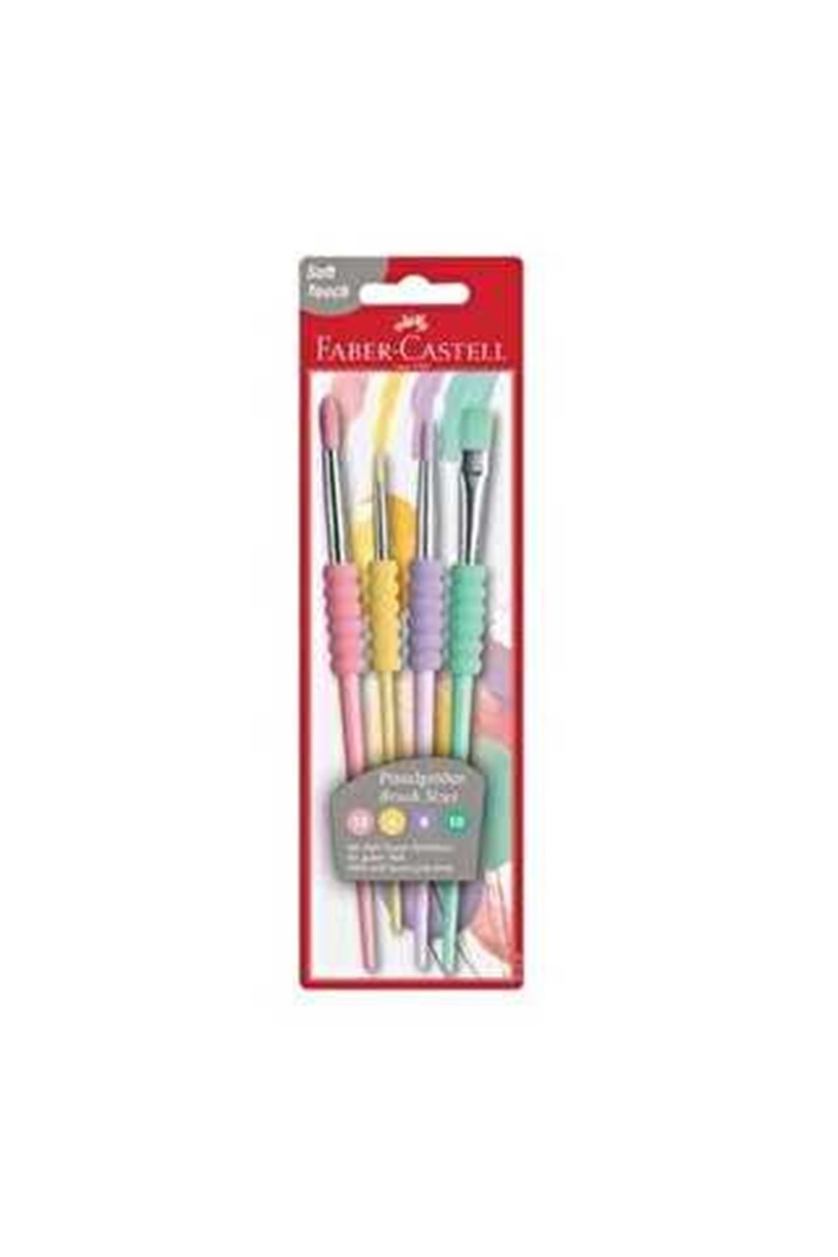 Faber Castell Faber-Castell Soft Touch Fırça Pastel 4 Çeşit