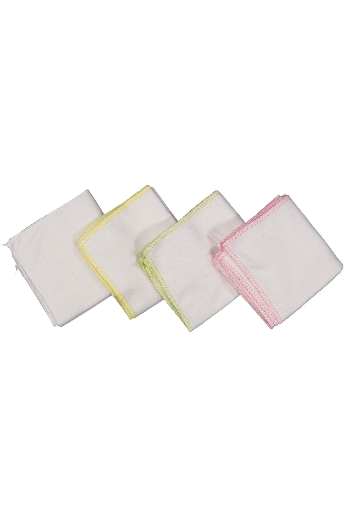 Bebekino 10 Adet Penye Bebek Ağız Mendili 20*20cm Kız Bebek %100 Pamuklu fotoğrafı 2 (önizleme)