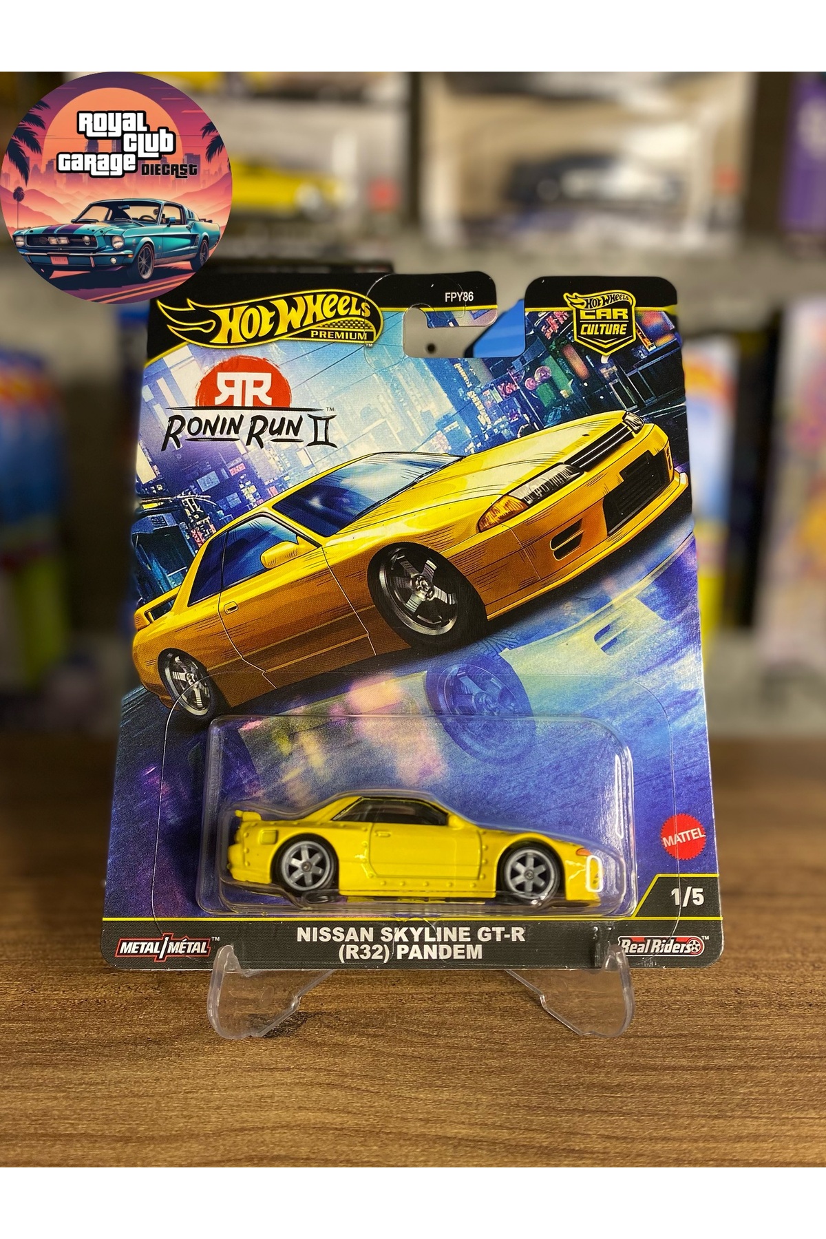 HOT WHEELS Nissan Skyline GT-R (R32) Pandem - Ronin Run II - Car