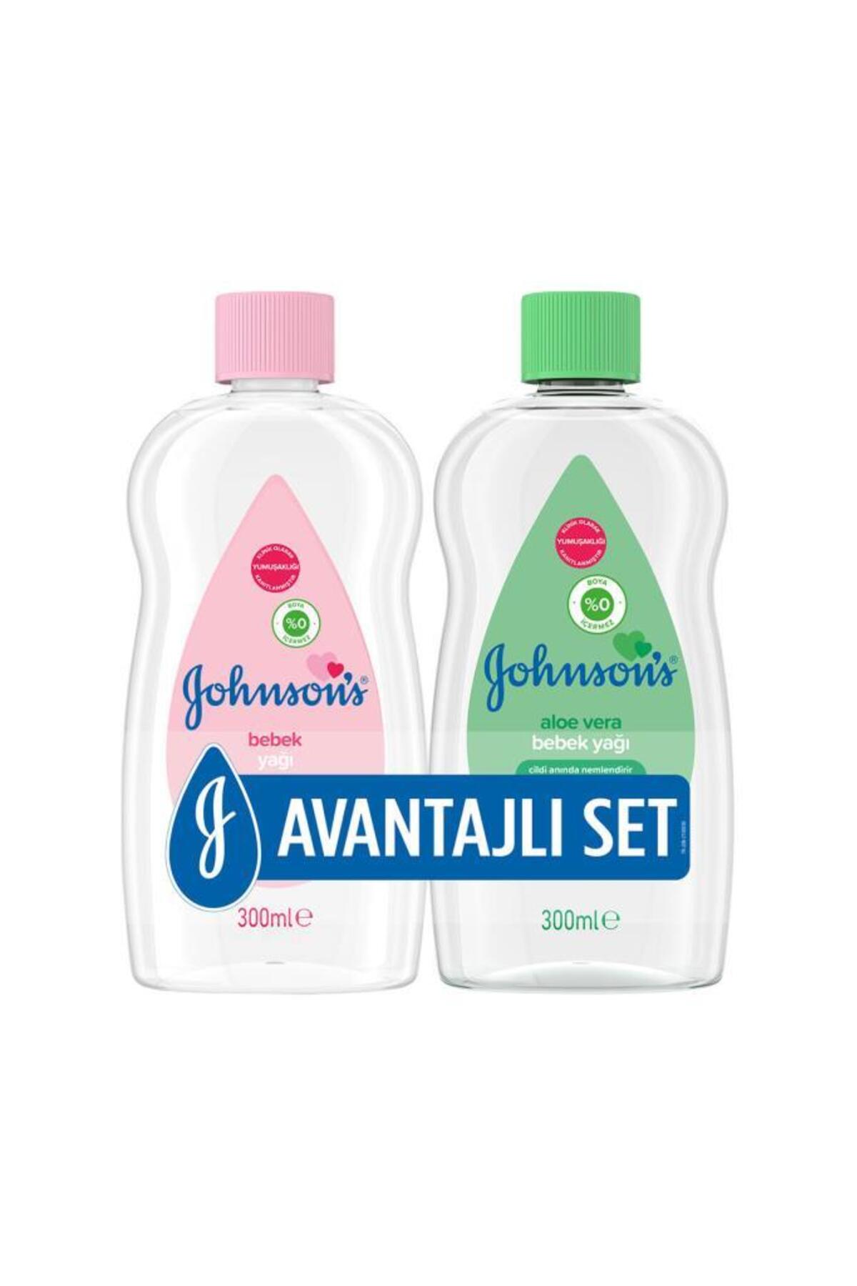 Johnson's Yağ 300 ml + Aloe Vera Yağ 300 ml fotoğrafı 2 (önizleme)