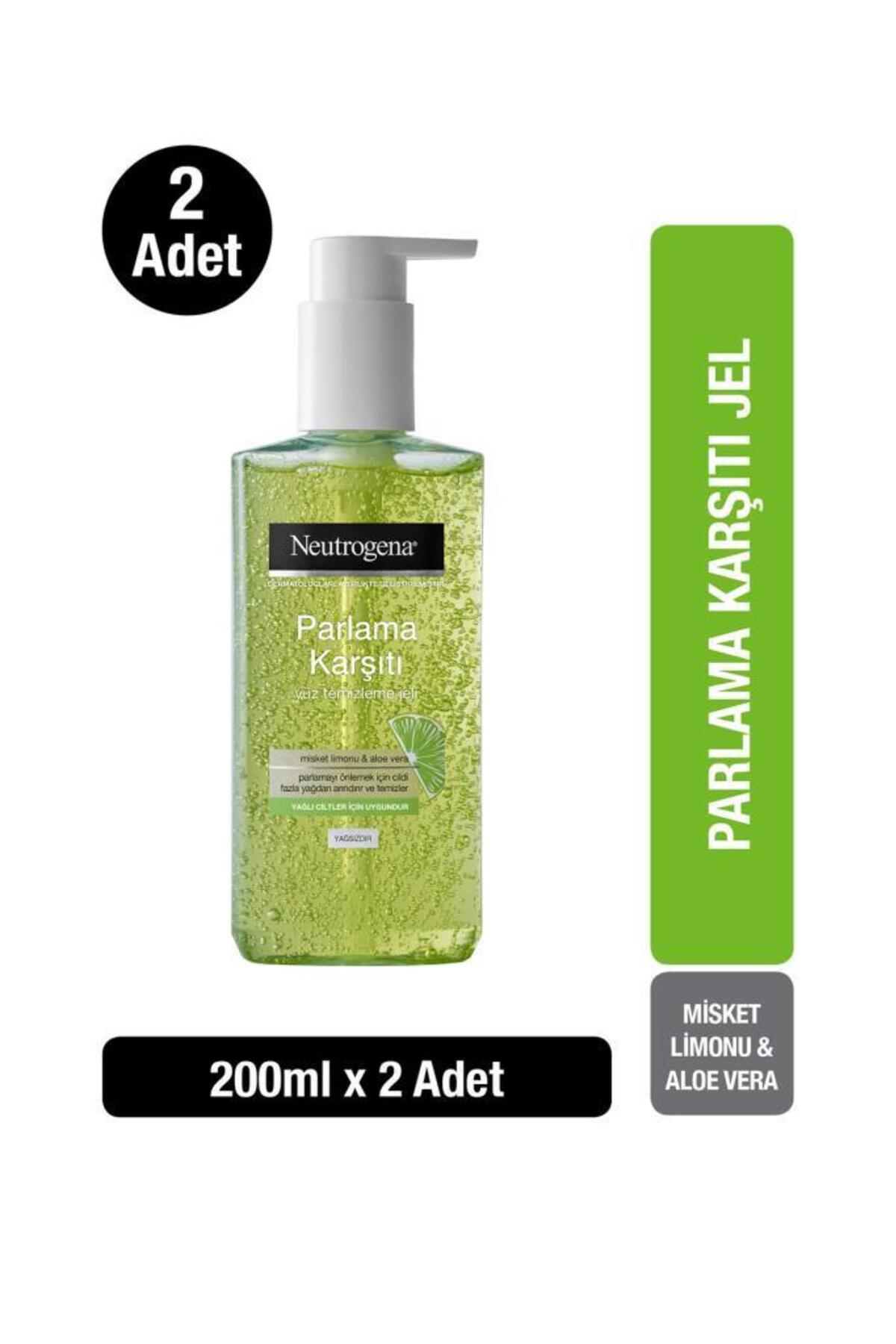 Neutrogena Visibly Clear Pore & Shine Parlama Karşıtı Yüz Temizleme Jeli 200 Ml x2 — 35746611563472