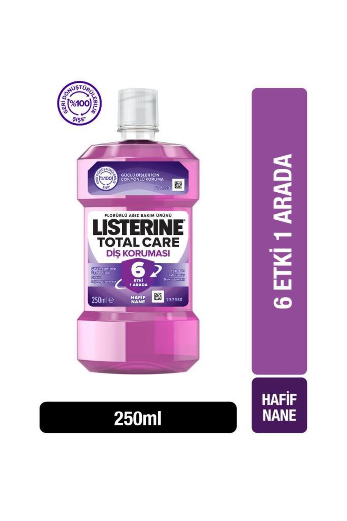 Listerine Total Care Diş Koruması Hafif Tat Ağız Bakım Suyu 250 ml