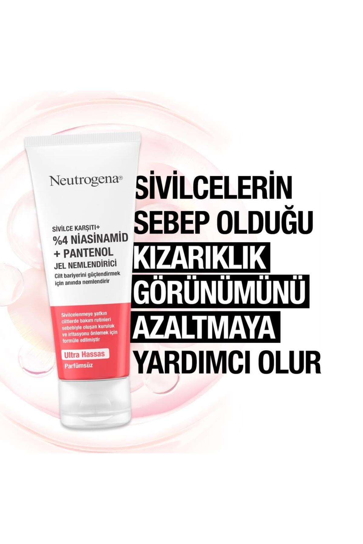 Karşıtı % 4 Niasinamid + Pantenol Jel Nemlendirici Ultra Hasas Ciltler 50 ml — 3574661749525 — تصویر 4 از 8