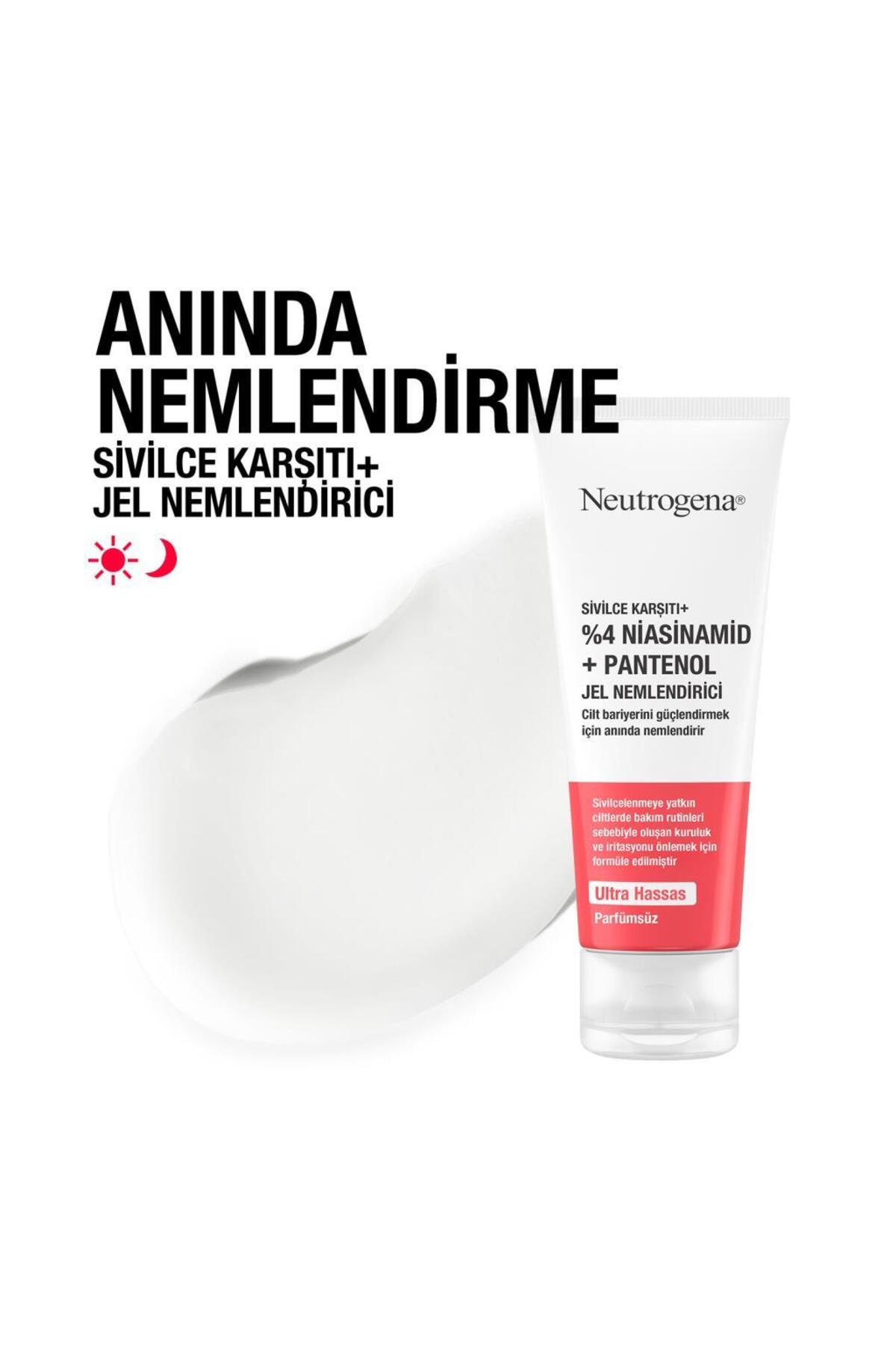 Karşıtı % 4 Niasinamid + Pantenol Jel Nemlendirici Ultra Hasas Ciltler 50 ml — 3574661749525 — تصویر 3 از 8