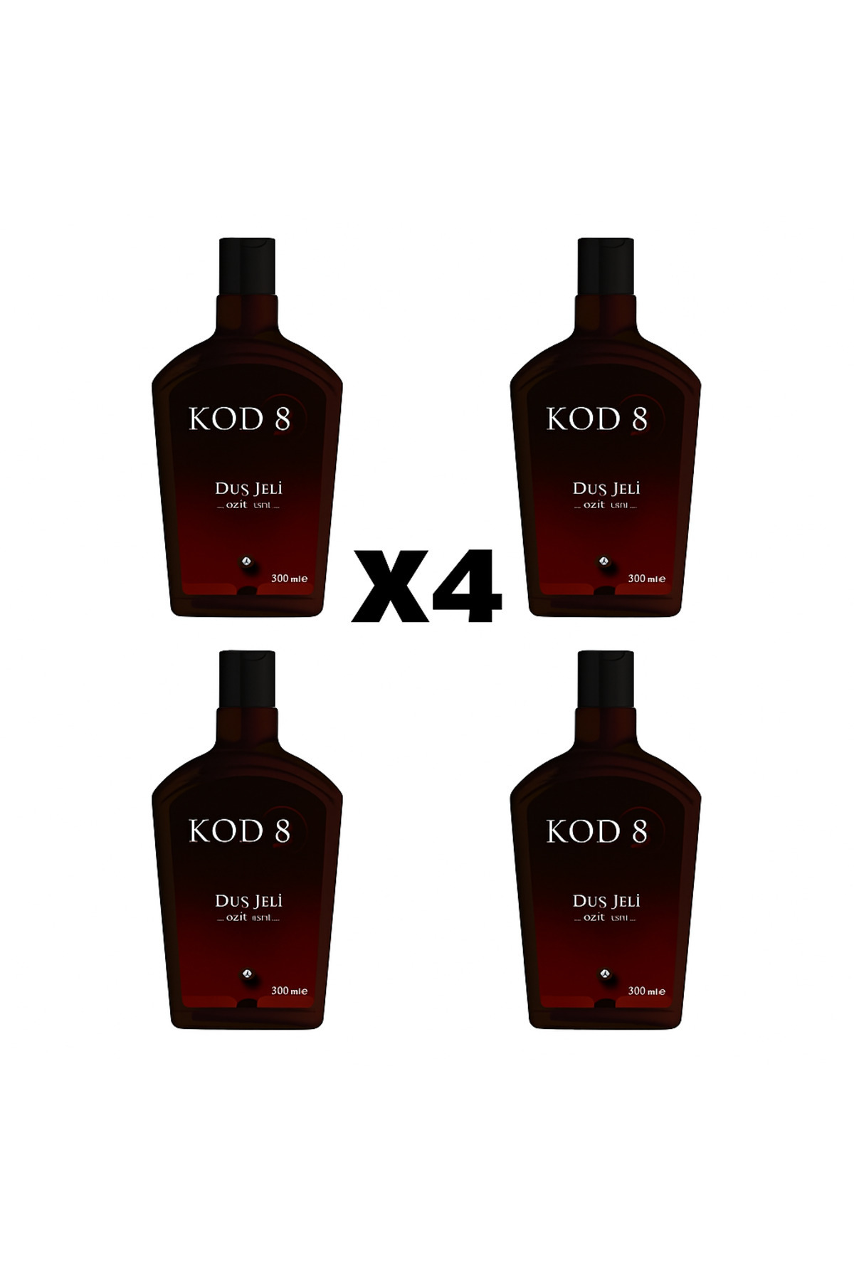 kod Genel Markalar 8 Özel Seri Erkek Bakım Duş Jeli 500 Ml (4 ADET)