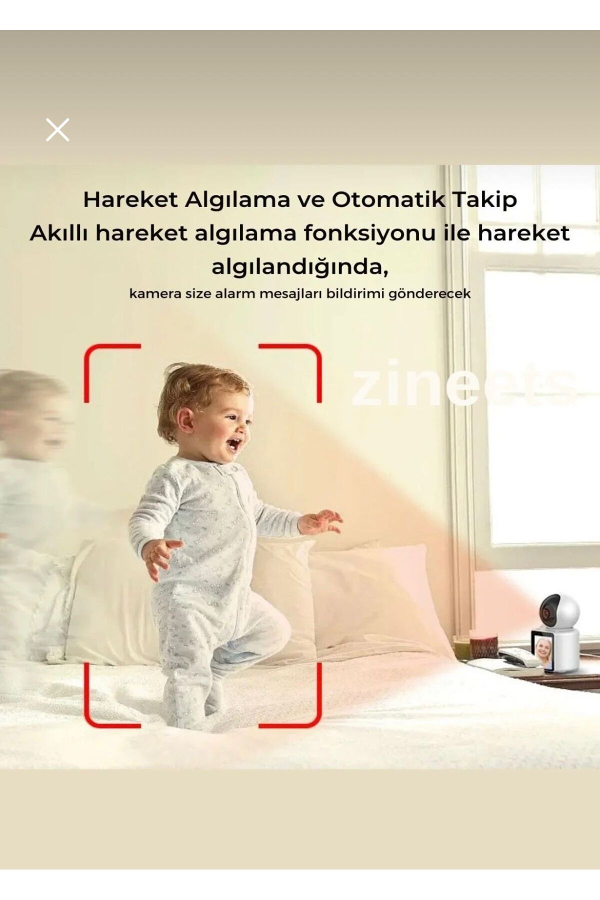 ATLT ATLANTİS PON MONİTÖRLÜ 5MP ULTRA HD 4K GECE GÖRÜŞLÜ İKİ YÖNLÜ SESLİ GÖRÜNTÜLÜ BEBEK ODASI KAMERASI fotoğrafı 3 (önizleme)