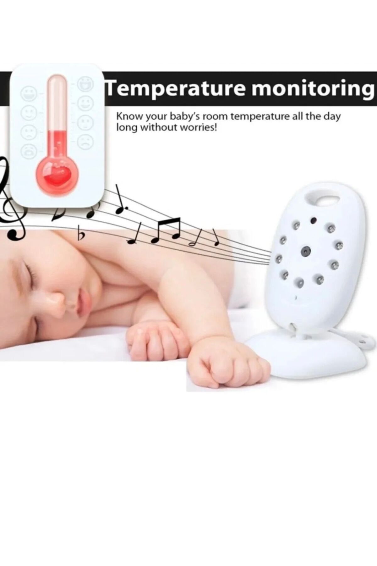 ATLT ATLANTİS KAMERALI BEBEK MONİTÖRÜ ÇİFT TARAFLI KONUŞMA DESTEKLİ NET GECE GÖRÜŞLÜ-LİSYA fotoğrafı 5 (önizleme)