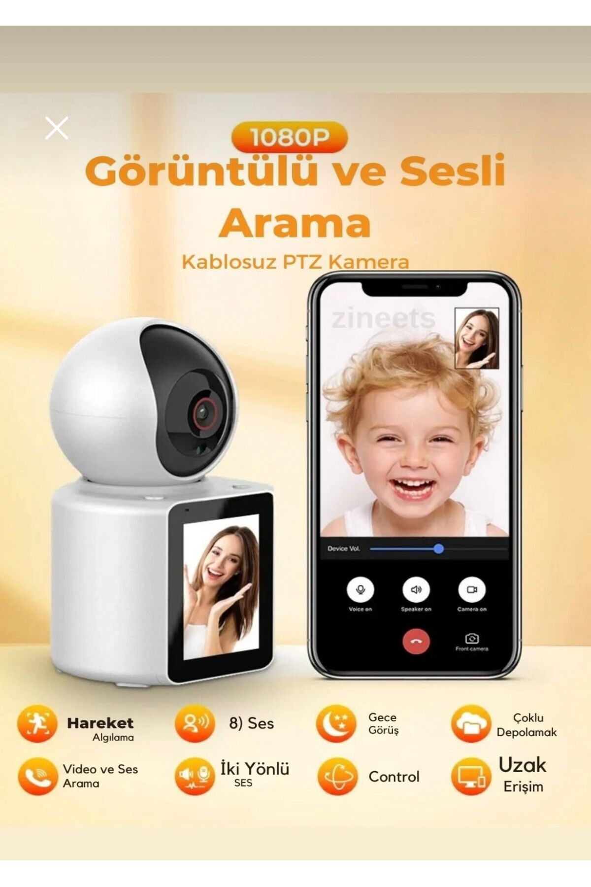 ATLT ATLANTİS PON MONİTÖRLÜ 5MP ULTRA HD 4K GECE GÖRÜŞLÜ İKİ YÖNLÜ SESLİ GÖRÜNTÜLÜ BEBEK ODASI KAMERASI fotoğrafı 5 (önizleme)