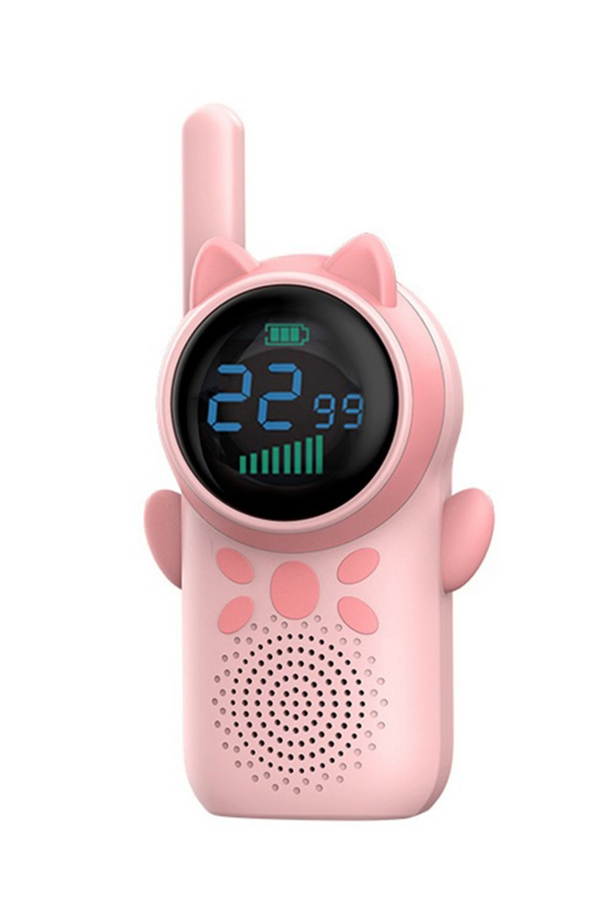Teknoşık Çift Yönlü Çocuk Telsizi 1–3 km Menzilli Şarjlı LCD Ekranlı VOX Modlu Taşınabilir Fenerli