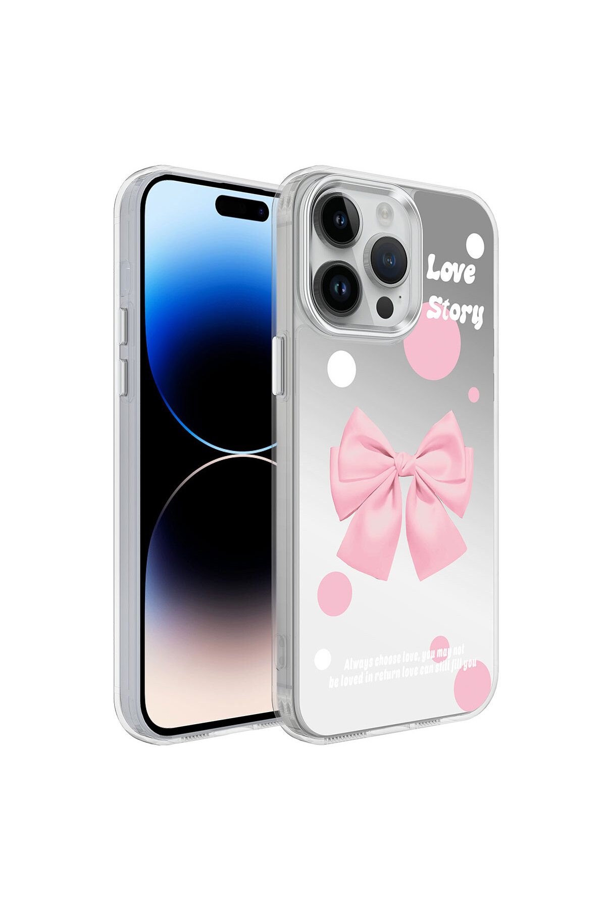 iPhone 14 Pro Max Uyumlu AiHTTgli Parlak Tasarımlı JoieCreatif Mimbo Kılıf-NO2