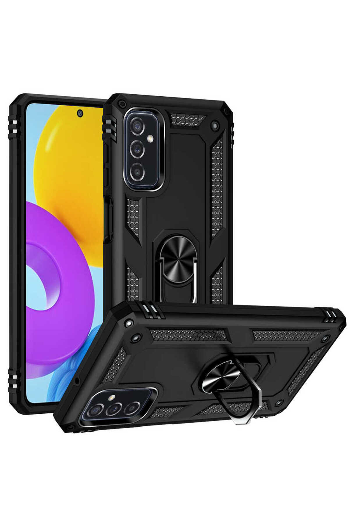 Galaxy M52 Kılıf JoieCreatif Vega Kapak - Siyah