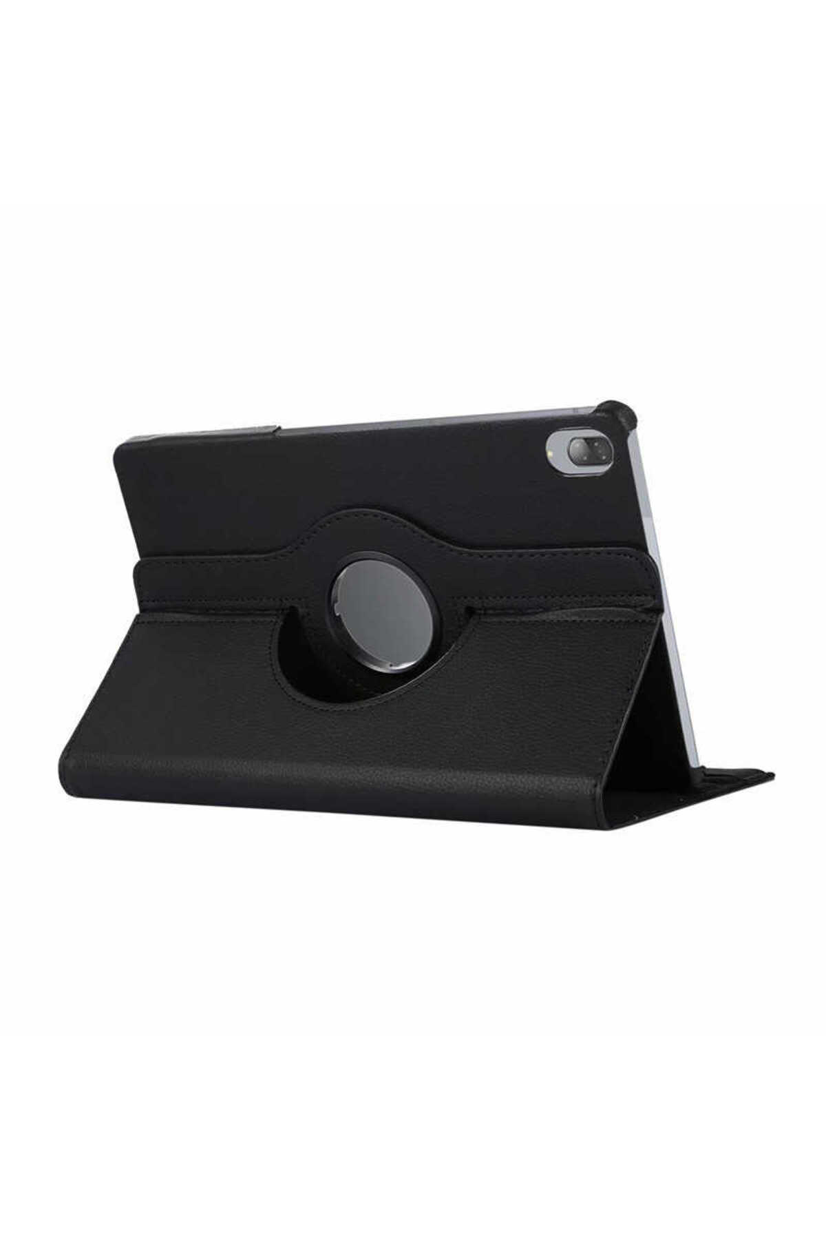 Lenovo Tab P11 Pro 11.2" 2.Nesil Uyumlu NXXA Dönebilen Standlı Kılıf-Siyah