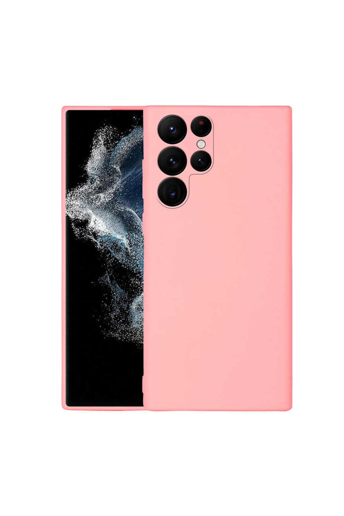 Galaxy S22 Ultra Uyumlu NXXA Mara Lansman Kılıf-Pembe Açık