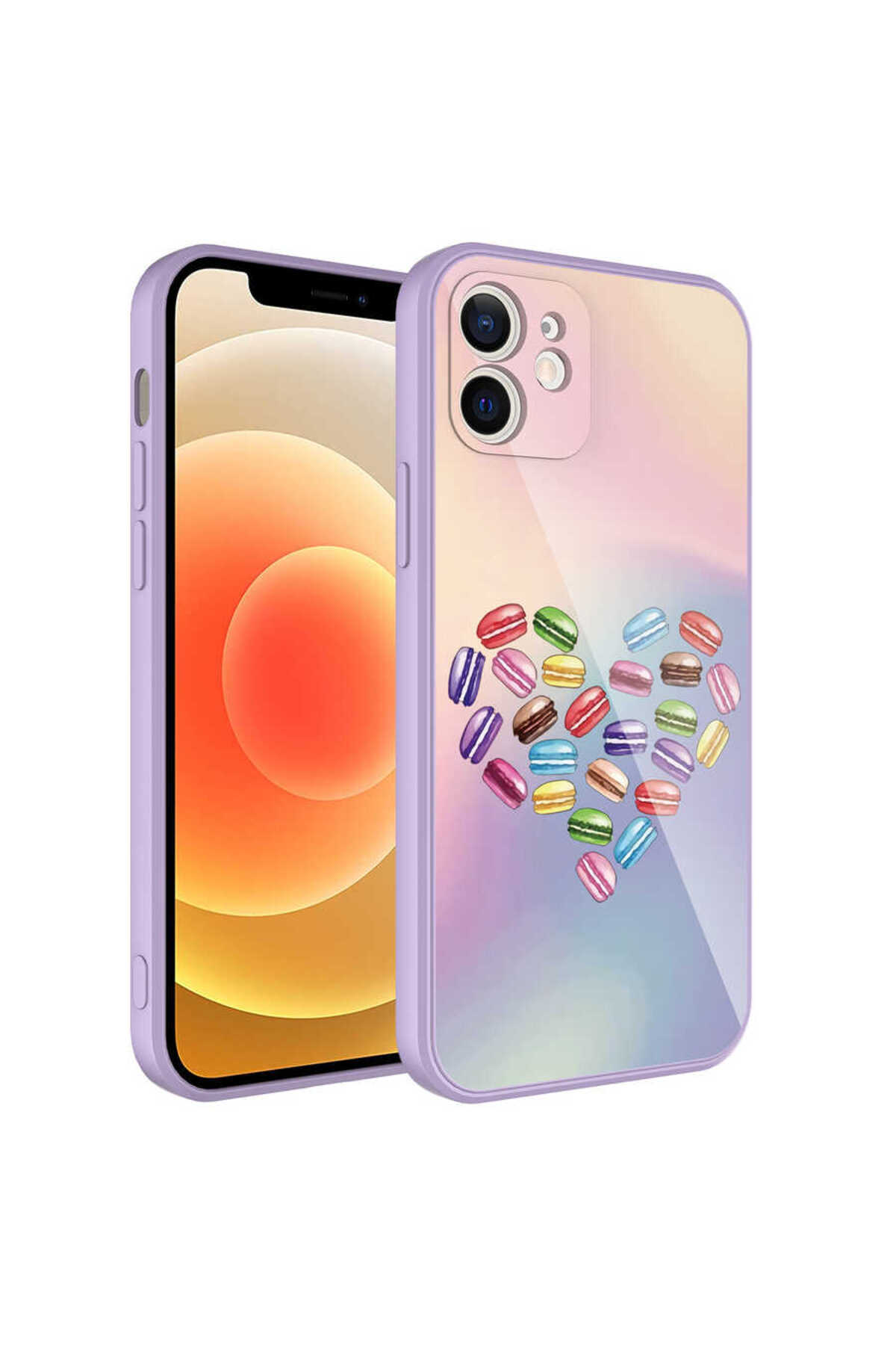 iPhone 11 Uyumlu Kamera Korumalı Desenli Sert Silikon JoieCreatif Epoksi Kılıf-NO1