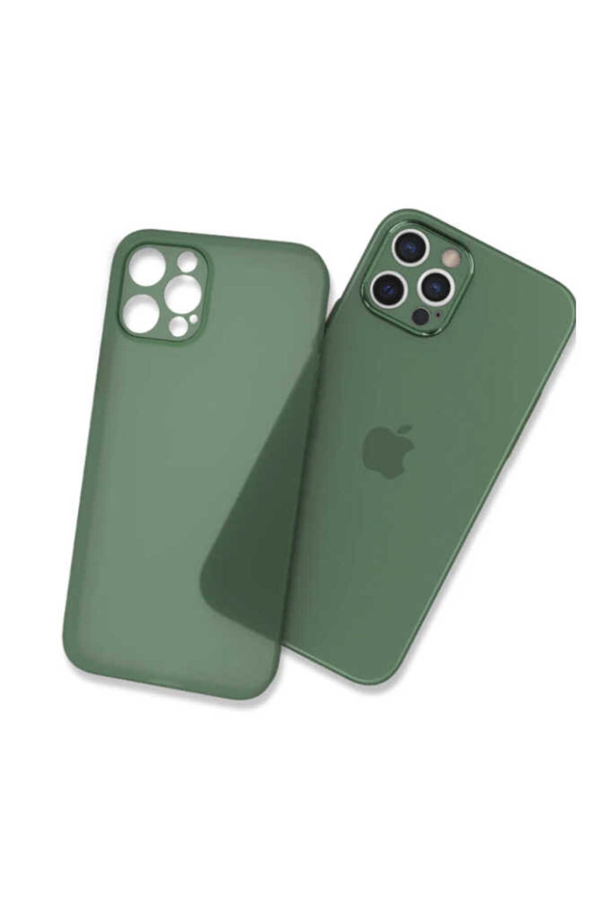 iPhone 12 Pro Max Uyumlu NXXA Tiny Kılıf-Yeşil