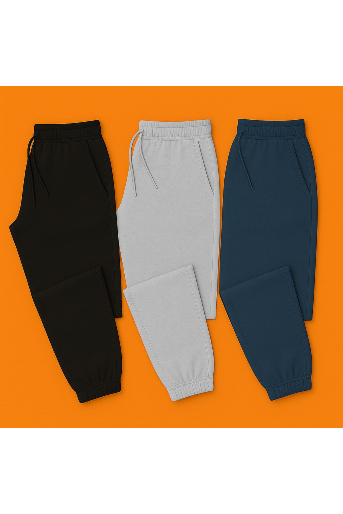 Sweatpants 3 Colors Black, Grey, Navy