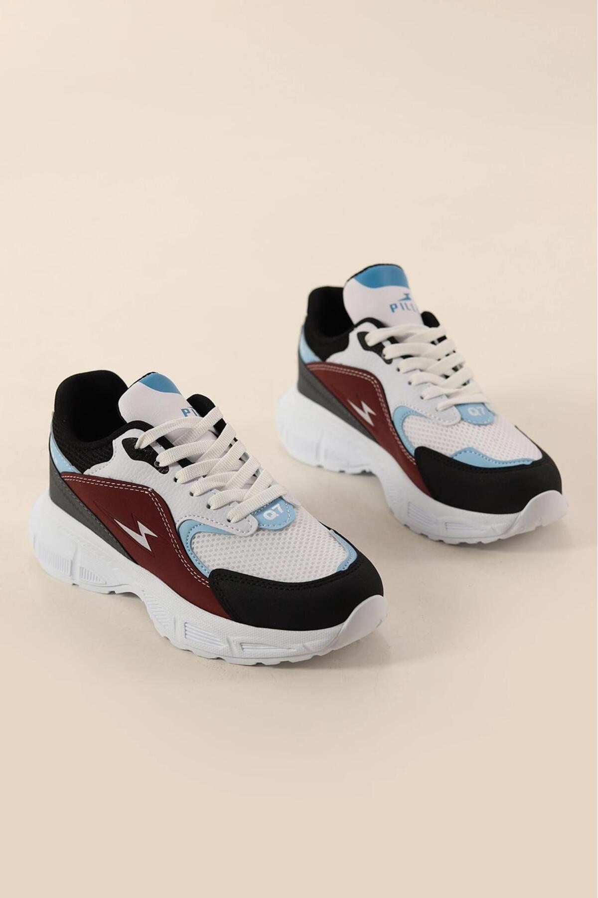 530 White Navy Blue Sports Shoes