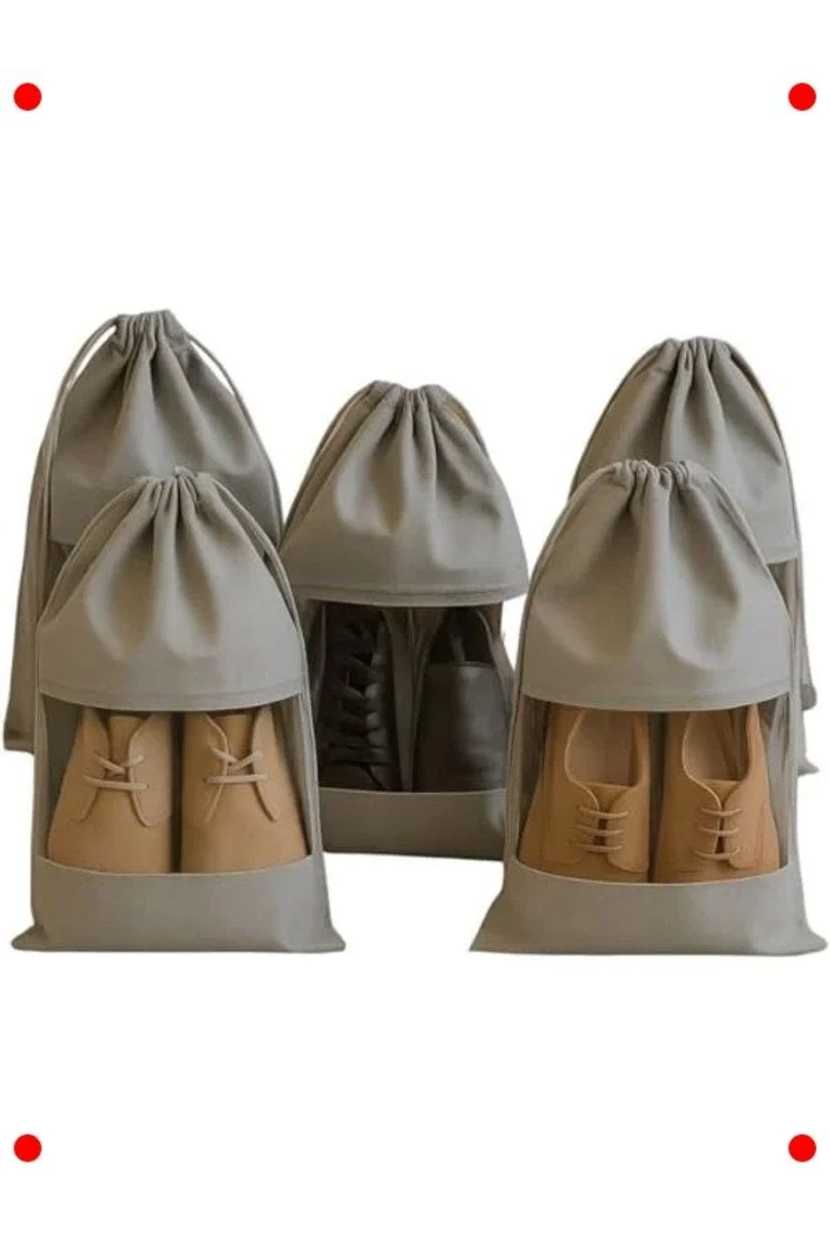 Genel Markalar 5'li Çok Amaçlı Ayakkabı ve Dolap Düzenleyici Seti