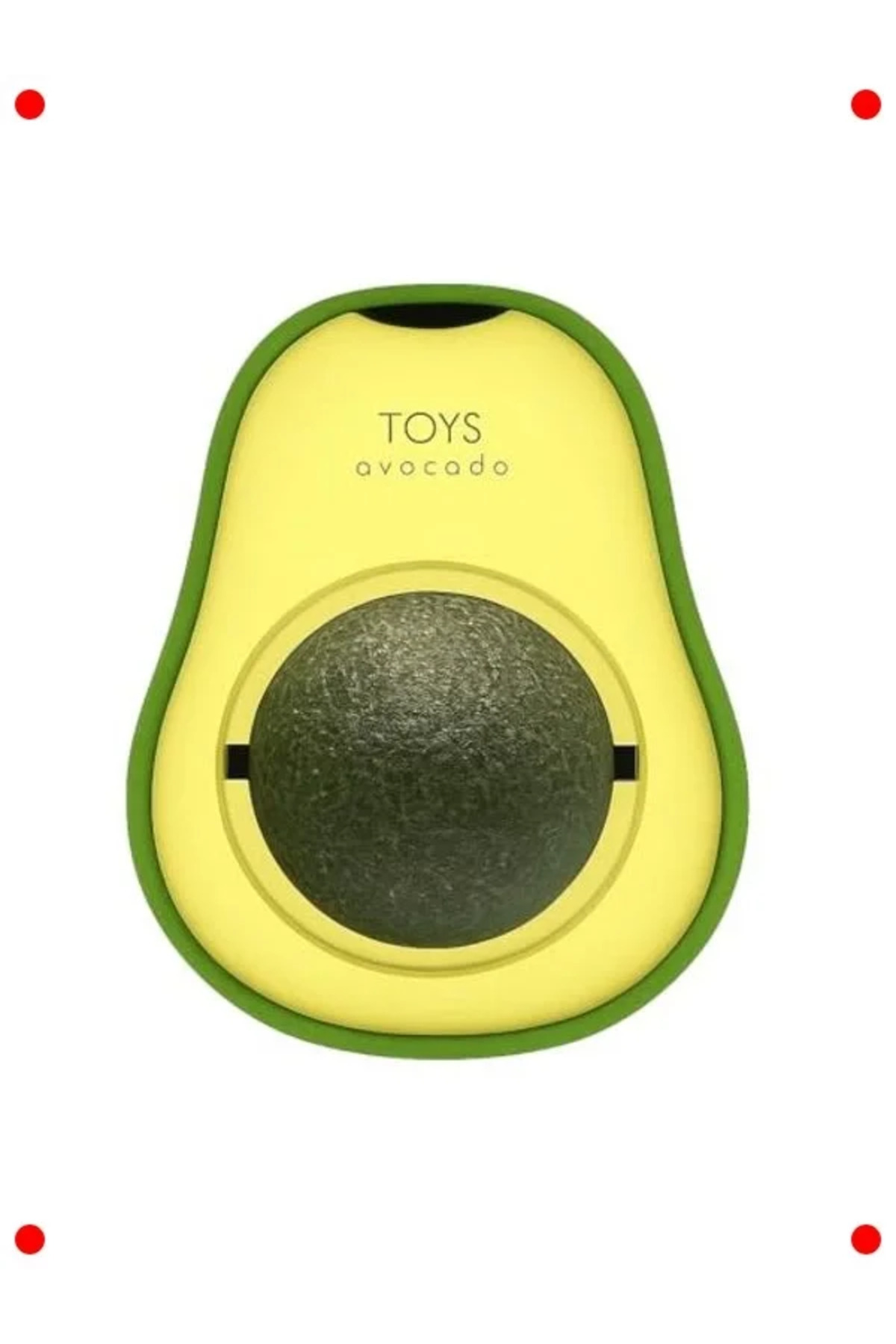 NETWORK ART Avokado Kedi Nanesi Oyuncağı Yapışkanlı Catnip Topu